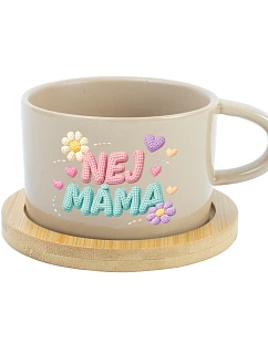 NEJ MÁMA - krémový hrníček makronka 200 ml
