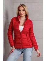 Červená dámská bunda se stojáčkem (16M9111-270) - Goodlooking Červená dámská bunda se stojáčkem (16M9111-270) - Goodlooking