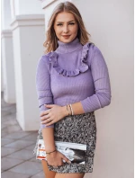 Dámský svetr NOAH fialový FashionStreet MY1407