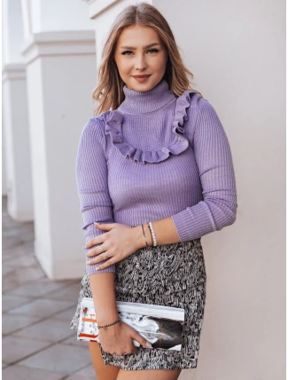 Dámský svetr NOAH fialový FashionStreet MY1407