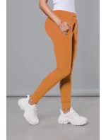 Teplákové kalhoty v hořčicové barvě (ck01-26)