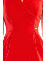 Dámské šaty 153-2 red - NUMOCO Dámské šaty 153-2 red - NUMOCO