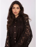 MI KS košile C239.78 tmavě hnědá