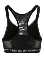 Dámská sportovní podprsenka Rinta-w Černá s šedou - Kilpi Dámská sportovní podprsenka Rinta-w Černá s šedou - Kilpi