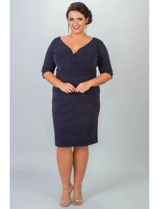 Dámské šaty Bonita U634 námořnická modř - Karko Dámské šaty Bonita U634 námořnická modř - Karko