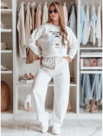 Dámské široké tepláky DRESMOOD PREMIUM světle šedé FashionStreet UY2685