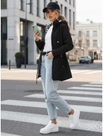 Dámská bunda parka s kapucí černá FashionStreet TY5570