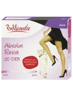 Punčochové kalhoty z příze Lycra Fusion, na kterým nikdy netečou oka ABSOLUT RESIST 20 DEN - BELLINDA - černá