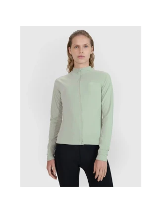 Dámské cyklistické tričko s dlouhým rukávem 4F 4FWSS25TFLOF343-47S