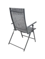 ZAHRADNÍ SEDADLA 57x68x106CM 2xTEXTLINE 7 POLOH SADA S OPĚRKOU HLAVY.2 ks