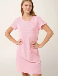 Vamp - Letní žakárová noční košile 22900 - Vamp