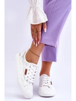 Dámské Krajkové Tenisky BIG STAR W274925 Bílé