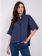 Halenka D70089M11339A tmavě modrá