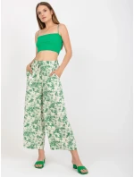 Kalhoty D73771M62237A světle béžové