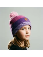Trollkids Gryllefjord dětská zimní čepice s bambulí růžová/fialová (987-243) Trollkids Gryllefjord dětská zimní čepice s bambulí růžová/fialová (987-243)