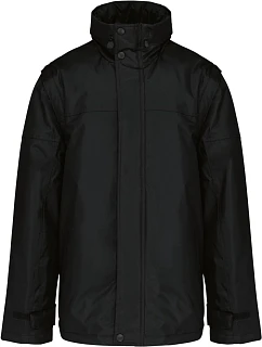Kariban K 693 Pracovní bunda „Factory“ s odep. rukávy 20.K693 black/black