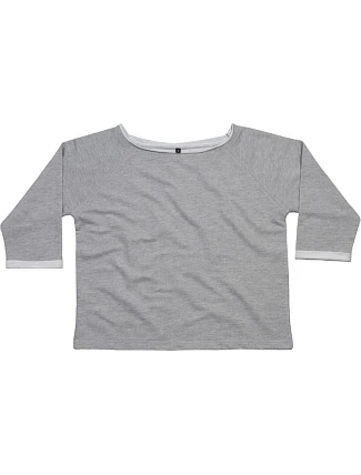 Mantis M 128 Dámská mikina "Flash Dance" 70.0128 heather grey melange Mantis M 128 Dámská mikina "Flash Dance" 70.0128 heather grey melange