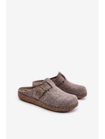 Pánské Pantofle S Přezkou Preventivní Pantofle Inblu Béžové MT000012