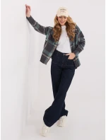 Košile D71720Z11085B šedá modrá Košile D71720Z11085B šedá modrá