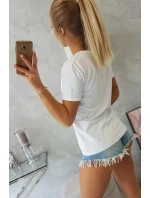 Halenka s potiskem Perfektní bílá Halenka s potiskem Perfektní bílá