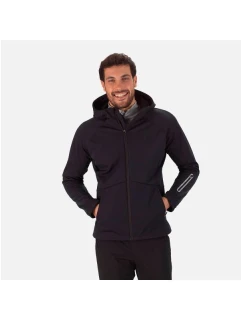Bunda ROSSIGNOL Softshell Hoodie Jkt black pánské