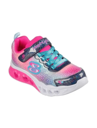 Skechers S-Lights Flutter Heart Lights - Simply Love 302315L-NVMT Navy/Multi
