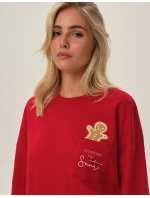 Dámské pyžamo Fawn 41900-33X Červená - Henderson Ladies