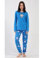 Dámské pyžamo dlouhé Méďa I love you
