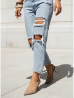 Dámské semišové jehlové boty s otevřeným podpatkem béžové FashionStreet ZY1386