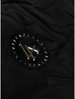 Černá tenká dámská bunda se stojáčkem S'West (B8363-1) Černá tenká dámská bunda se stojáčkem S'West (B8363-1)