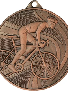 Bronzová medaile - cyklistika - ocelová medaile