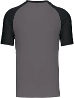 Kariban K 330 Baseballové tričko 20.K330 slate grey/black