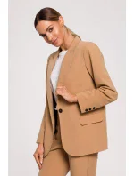 Dámské sako M602 hnědé - MOE Dámské sako M602 hnědé - MOE