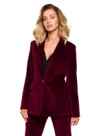 Sametové sako s knoflíkem M643 - Moe Sametové sako s knoflíkem M643 - Moe