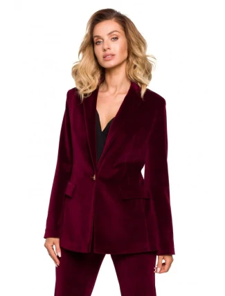 Sametové sako s knoflíkem M643 - Moe Sametové sako s knoflíkem M643 - Moe