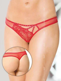 Dámská tanga 2441 red - SOFTLINE COLLECTION