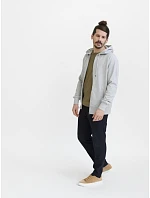 Pure Waste HJUB Unisex mikina s kapucí 74.HJUB grey melange