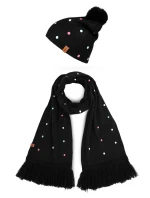 Dámský set šály a čepice Vuch Nurit Set M-Black