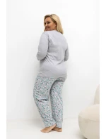 Pohodlná pyžama pro plnoštíhlé model 221182 Forever Pink Pohodlná pyžama pro plnoštíhlé model 221182 Forever Pink