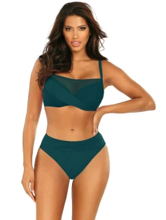 Dámské dvoudílné plavky Fashion16 1002N2 7b zielony - SELF
