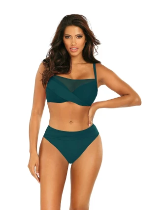Dámské dvoudílné plavky Fashion16 1002N2 7b zielony - SELF
