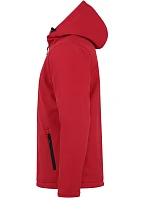 Clique Padded Hooded Softshell Men Pánská zateplená softshellová bunda s kapucí 67.0952 red Clique Padded Hooded Softshell Men Pánská zateplená softshellová bunda s kapucí 67.0952 red