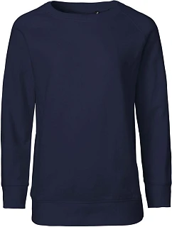 Neutral O 33001 Dětská raglánová mikina z bio bavlny 77.3301 navy