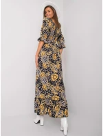 Šaty DHJ SK 13965 1.61P černá a žlutá Šaty DHJ SK 13965 1.61P černá a žlutá