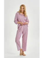 Taro pyžamo 3435 Jolie 3/4 S-XL Z25/26 dámské rozepínací Taro pyžamo 3435 Jolie 3/4 S-XL Z25/26 dámské rozepínací