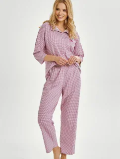 Taro pyžamo 3435 Jolie 3/4 S-XL Z25/26 dámské rozepínací