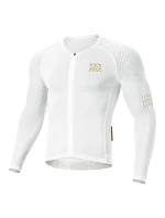 Rockbros YDCX008 Cyklistický dres Diamond s dlouhým rukávem - velikost S - bílý
