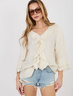 Košile s dlouhým rukávem  model 225519 Italy Moda