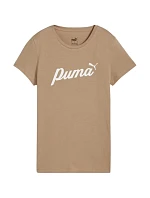 Puma ESS+Script dámské tričko béžové 679315 67 Puma ESS+Script dámské tričko béžové 679315 67