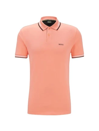 Pánská polokošile BOSS Paul Open Red slim fit červená (50506193-649) Pánská polokošile BOSS Paul Open Red slim fit červená (50506193-649)